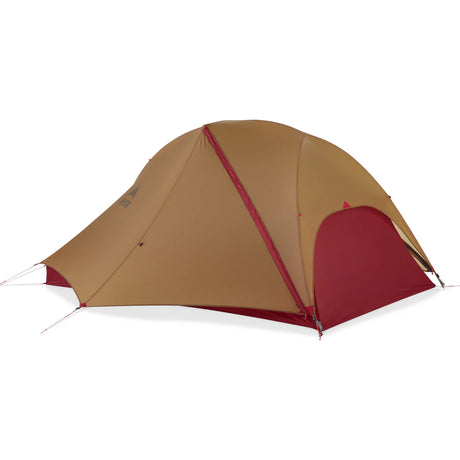 MSR FreeLite™ 2-Person Ultralight Backpacking Tent Outdoor Action- Rainfly Door Open