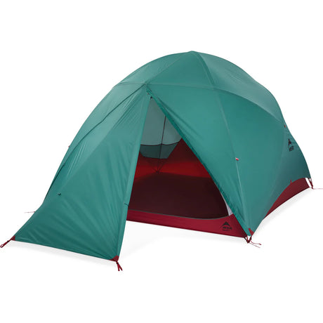 MSR Habitude 6 Family & Group Camping Tent Outdoor Action- Open Fly