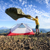 MSR Hubba Hubba™ Bikepack 1-Person Tent Outdoor Action- On Field 1