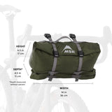MSR Hubba Hubba™ Bikepack 1-Person Tent Outdoor Action- Storage Bag Packed Dimensions