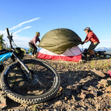 MSR Hubba Hubba™ Bikepack 2-Person Tent Outdoor Action- Rainfly Integrated