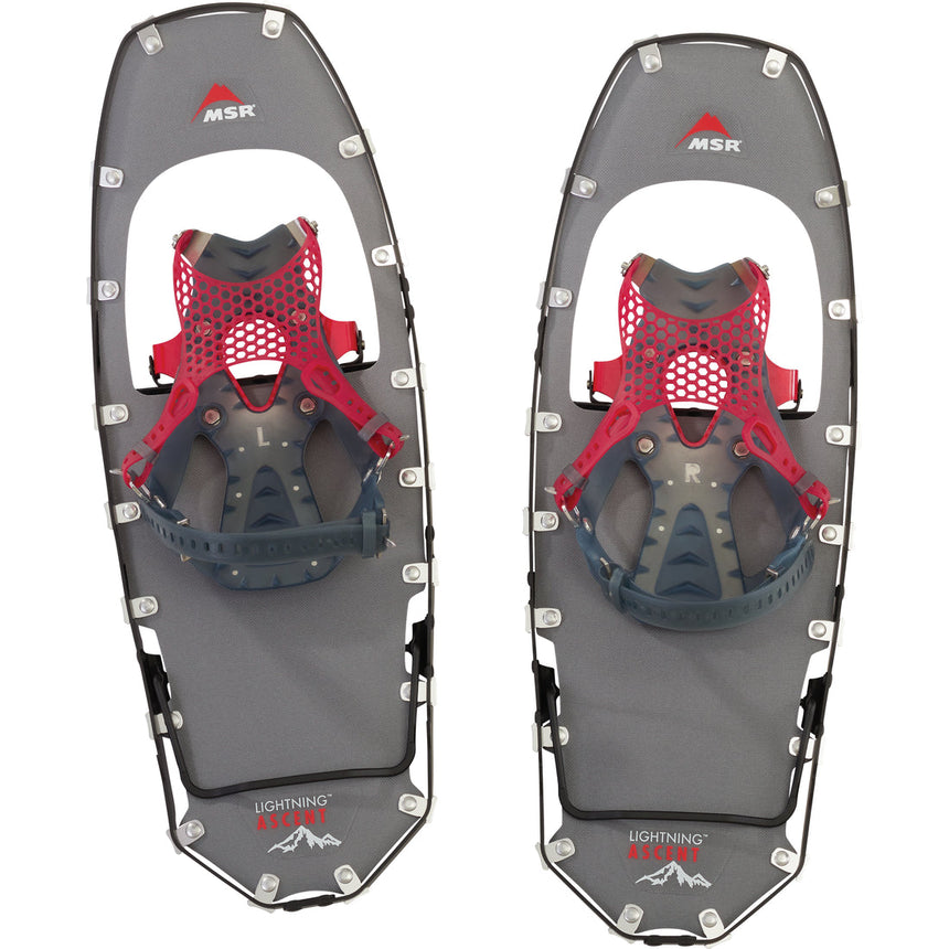 MSR Lightning Ascent 25 Snowshoes Outdoor Action- front