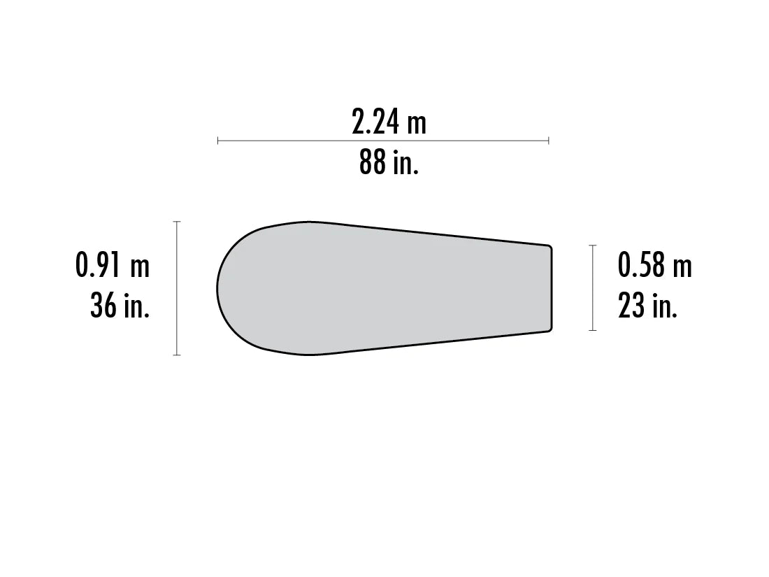 MSR Pro Bivy Outdoor Action- floorplan