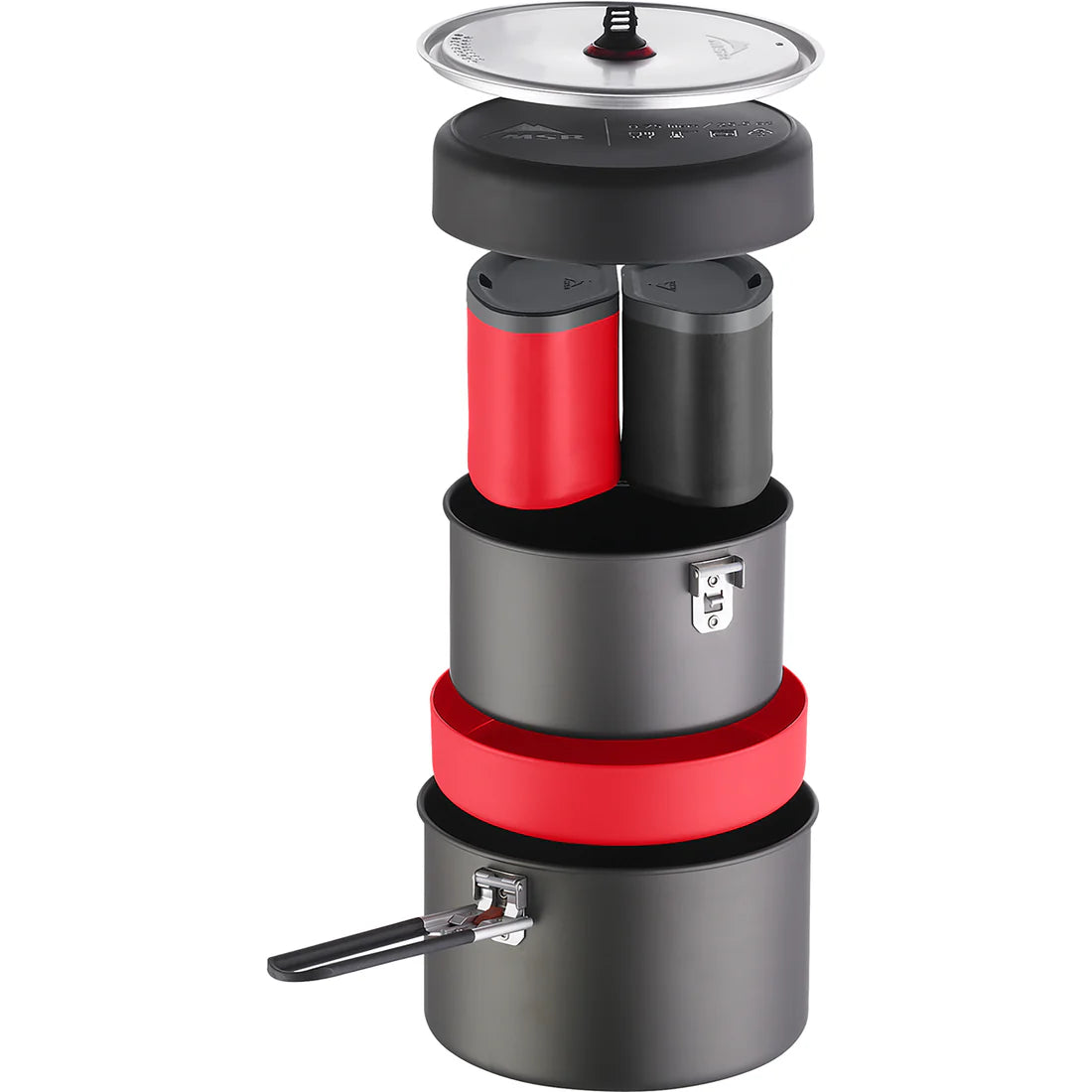 MSR Quick™ 2 Cook Set Outdoor Action- Nesting Detail