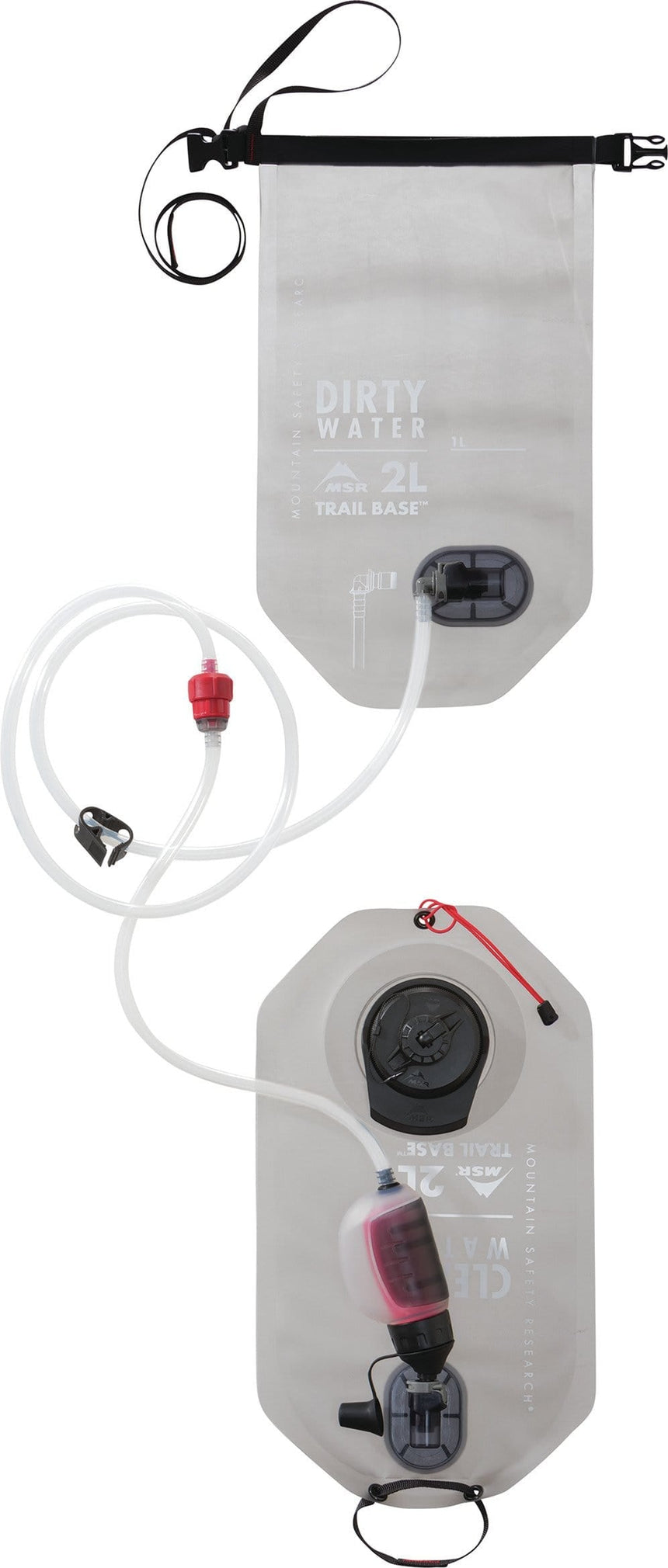 MSR Trail Base Water Filter Kit Outdoor Action- Gravitational Mode