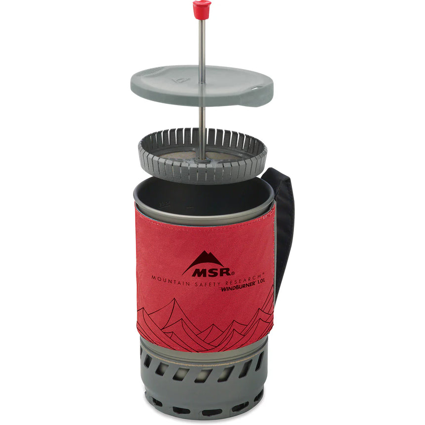 MSR WindBurner® Coffee Press Kit Red- Product Preview
