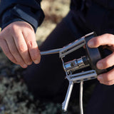 MSR WindBurner Duo Stove System Outdoor Action - burner