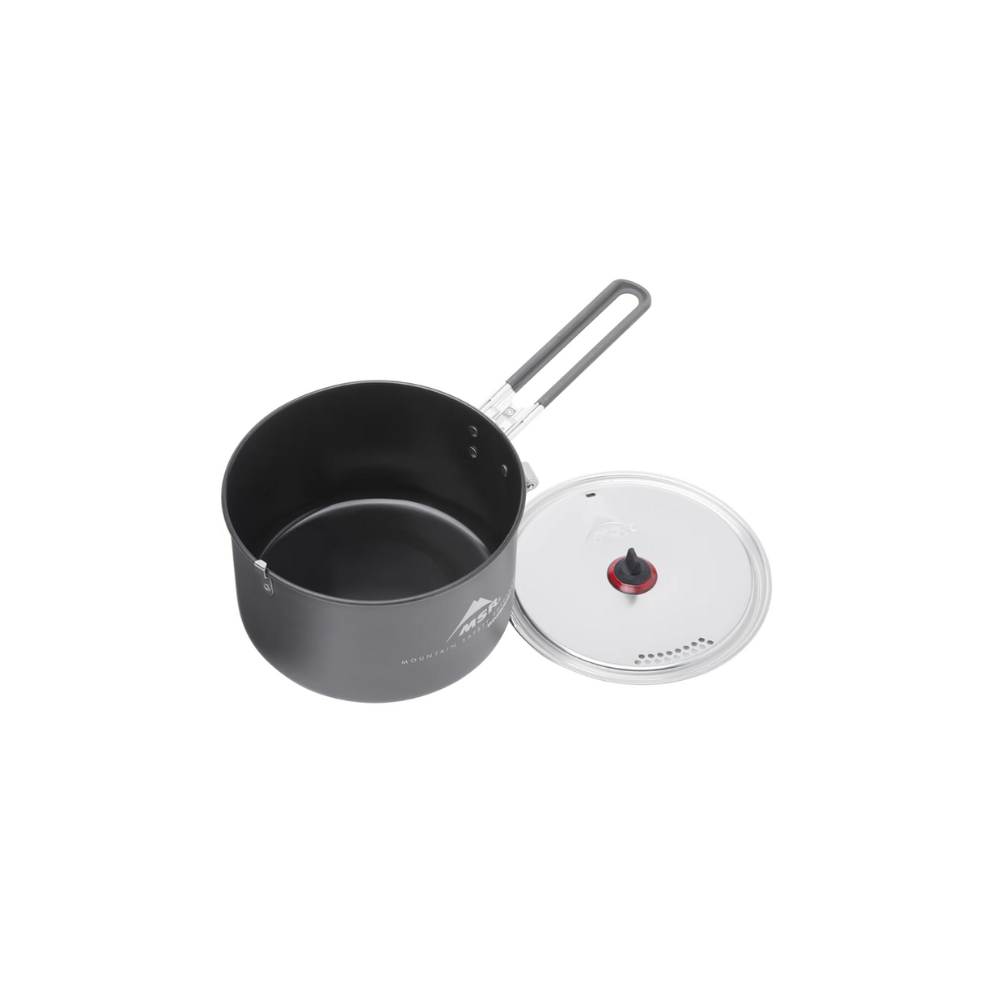 MSR WindBurner® Stove System Combo Outdoor Action- 2.5 L Sauce Pot w/ Fusion Ceramic Nonstick Surface