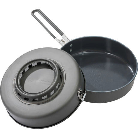 MSR Windburner Ceramic Skillet 8" with Fusion Outdoor Action- Top & Bottom Details
