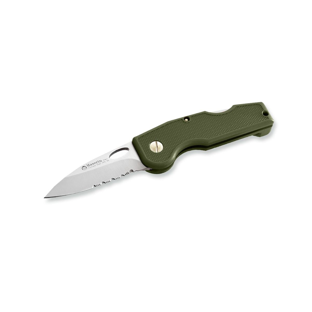 Maserin 217 Pocket knife - 440C stainless steel blade with pump lock system and nylon handle