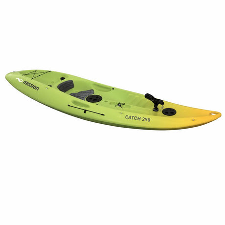 Mission Catch 290 Kayak Green Fade - Front Angle