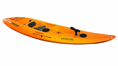 Mission-Catch-290-Kayak-Orange-Fade-Front-Angle