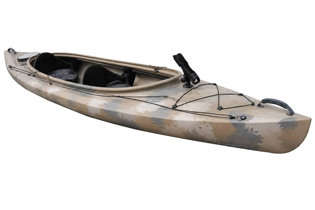 Mission Line 400 Kayak Sand Camo - Front Angle