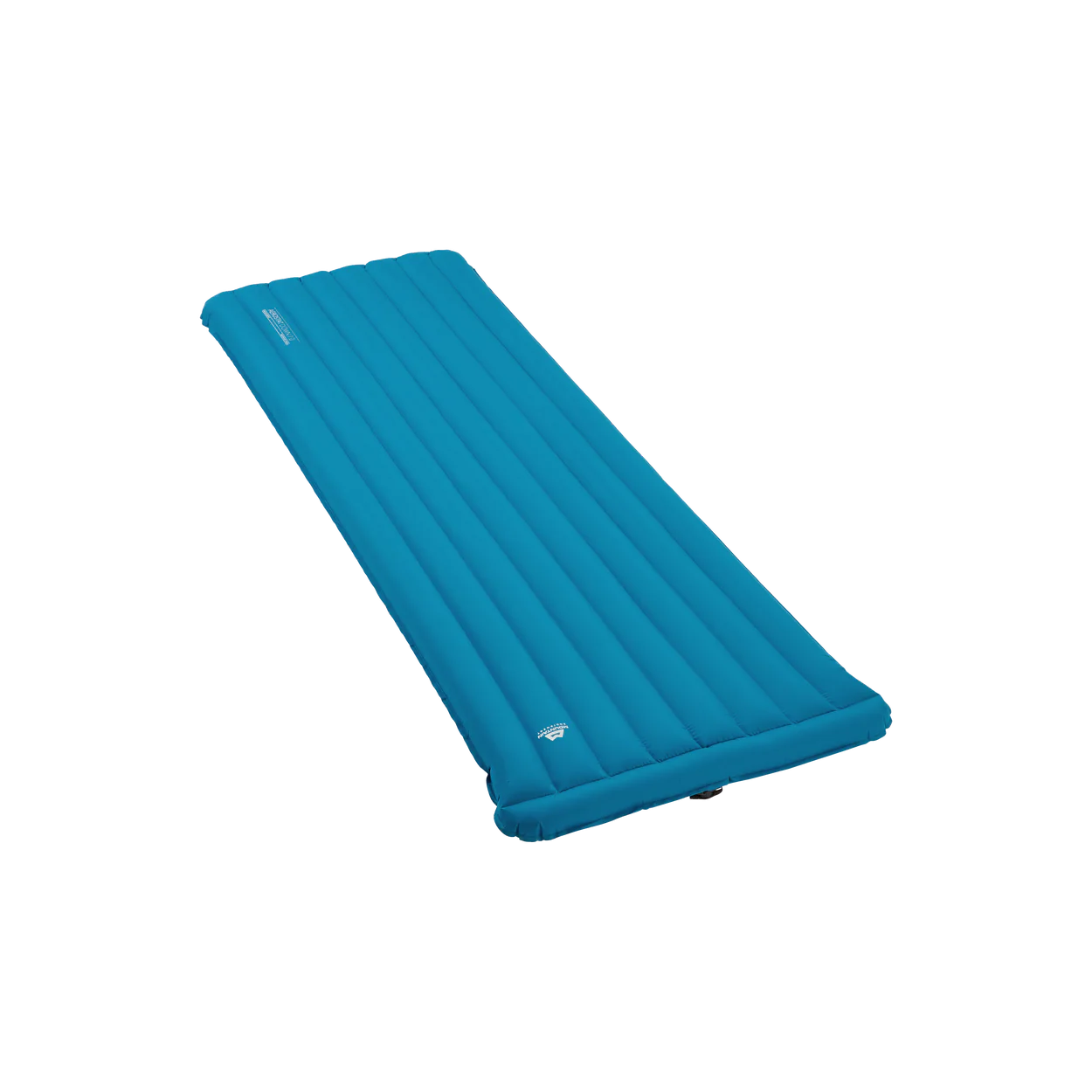 Mountain Equipment Aerostat Down 7.0 Mat Wide Regular in Mykonos Blue - Front Angle View