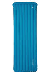 Mountain Equipment Aerostat Down 7.0 Mat Wide Regular in Mykonos Blue - Full Front View