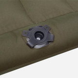 Mountain Equipment Aerostat Down 7.0 Ultra Sleeping Mat Wide Regular in Hunt Green - Valve Detail