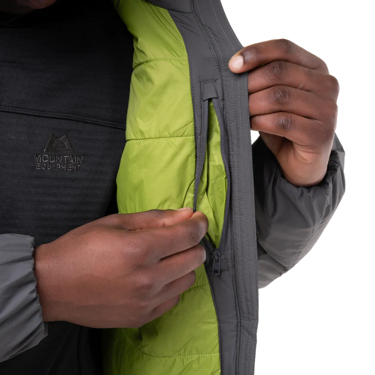 Mountain Equipment Andola Men's Jacket in Anvil Grey - Side Fit