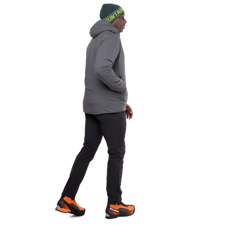 Mountain Equipment Andola Men's Jacket in Anvil Grey - Three Quarter Back