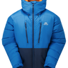Mountain Equipment Annapurna Men's Jacket in Navy/Atlantic - Flat Lay