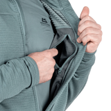 Mountain Equipment Apiro Hooded Men's Jacket in Goblin Blue - Interior pocket detail