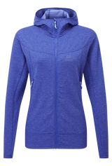 Mountain Equipment Apiro Hooded Women's Jacket in Clematis - Front