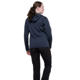 Mountain Equipment Apiro Hooded Women's Jacket in Cosmos - Back on Model