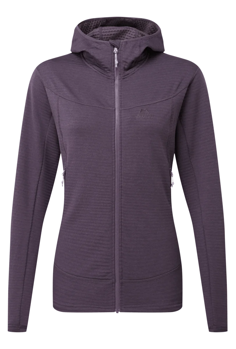 Mountain Equipment Apiro Hooded Women's Jacket in Nightshade - Front