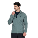 Mountain Equipment Apiro Men's Jacket in Goblin Blue - Candid on Model