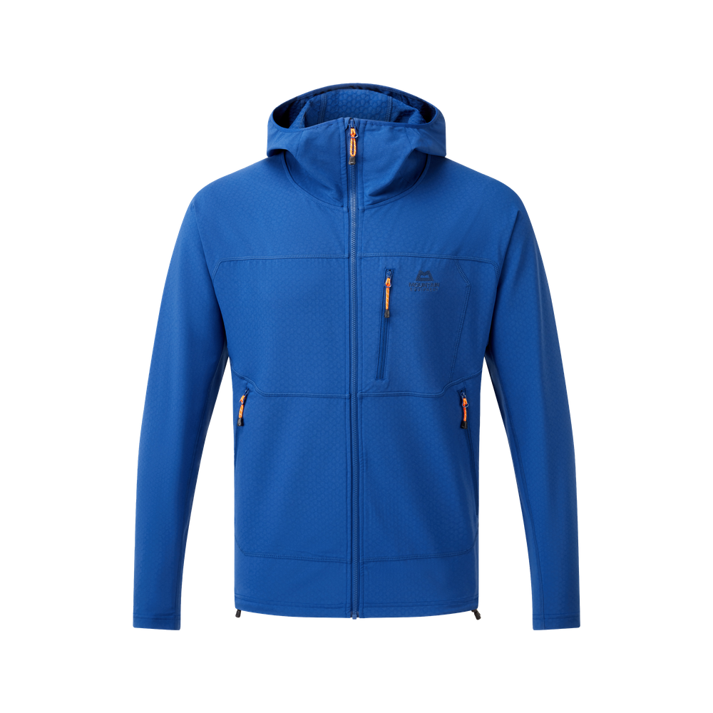 Mountain Equipment Arrow Hooded Men's Jacket in Admiral Blue - Front