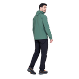 Mountain Equipment Arrow Hooded Men's Jacket in Fern/Pine - On Model Front 2