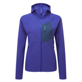 Mountain Equipment Arrow Hooded Women's Jacket in Clematis/Dusk - Front