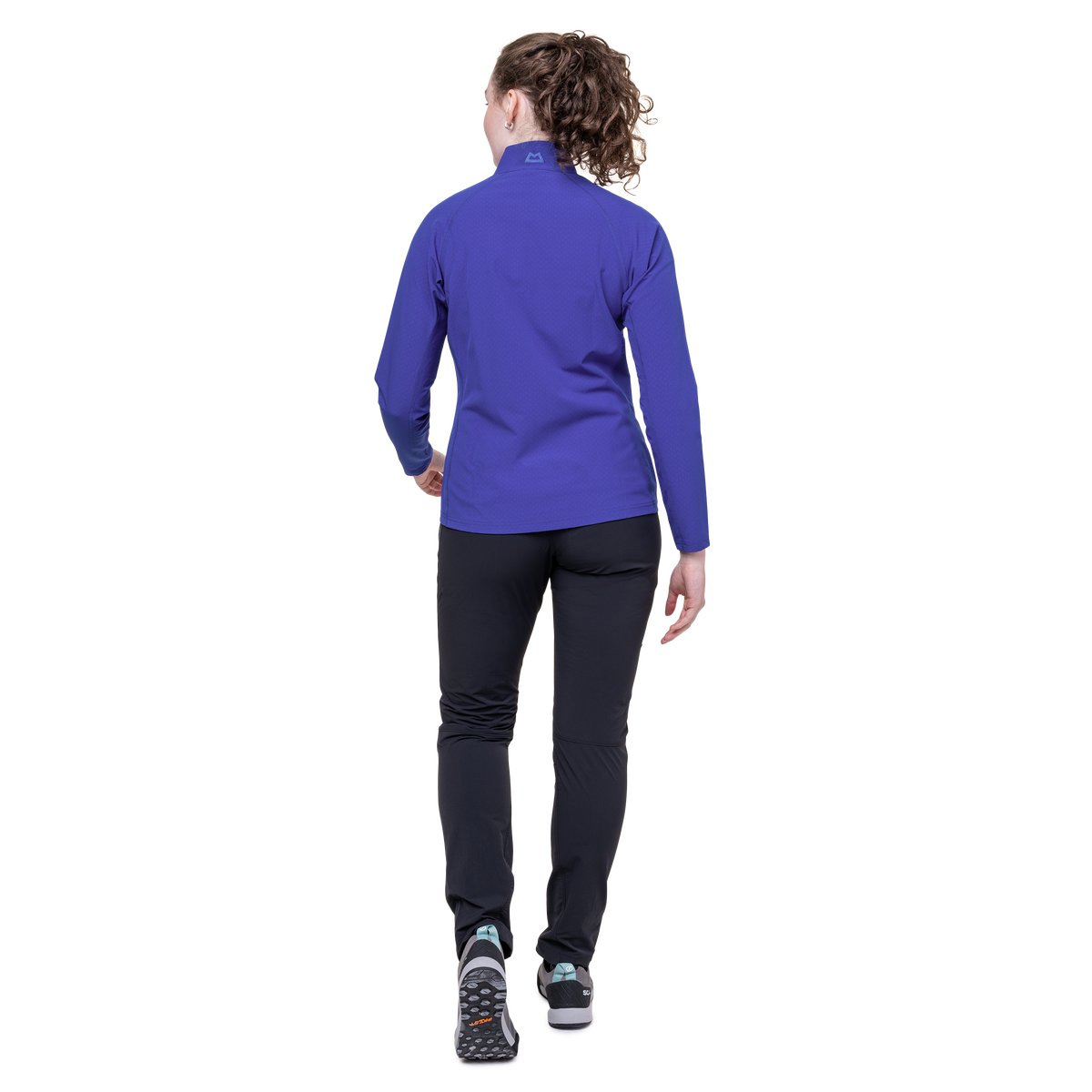Mountain Equipment Arrow Women's Jacket in Clematis/Dusk - On Model Back