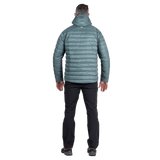 Mountain Equipment Baltoro Men's Jacket in Goblin Blue - Back On Model