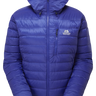 Mountain Equipment Baltoro Women's Jacket in Clematis - Front