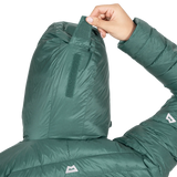 Mountain Equipment Baltoro Women's Jacket in Sea Pine - Packed