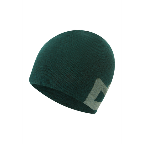 Mountain Equipment Branded Knitted Beanie in Pine/Sage - Front