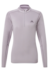 Mountain Equipment Cerrig Women's LS Zip T in Allium - Front