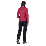 Mountain Equipment Cerrig Women's LS Zip T in Maroon - Back on Model