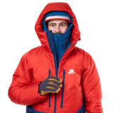 Mountain Equipment Citadel Men's Jacket in Admiral/Chili - Centre Front Zip