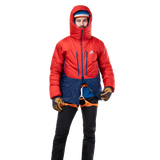 Mountain Equipment Citadel Men's Jacket in Admiral/Chili - Centre Front Zip