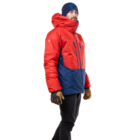 Mountain Equipment Citadel Men's Jacket in Admiral/Chili - Side View