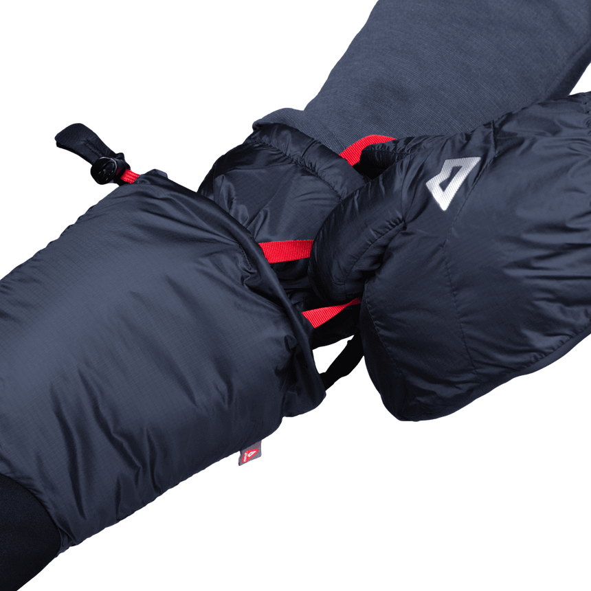 Mountain Equipment Citadel Mitt in Cosmos/Black - Wrist Tether Detail