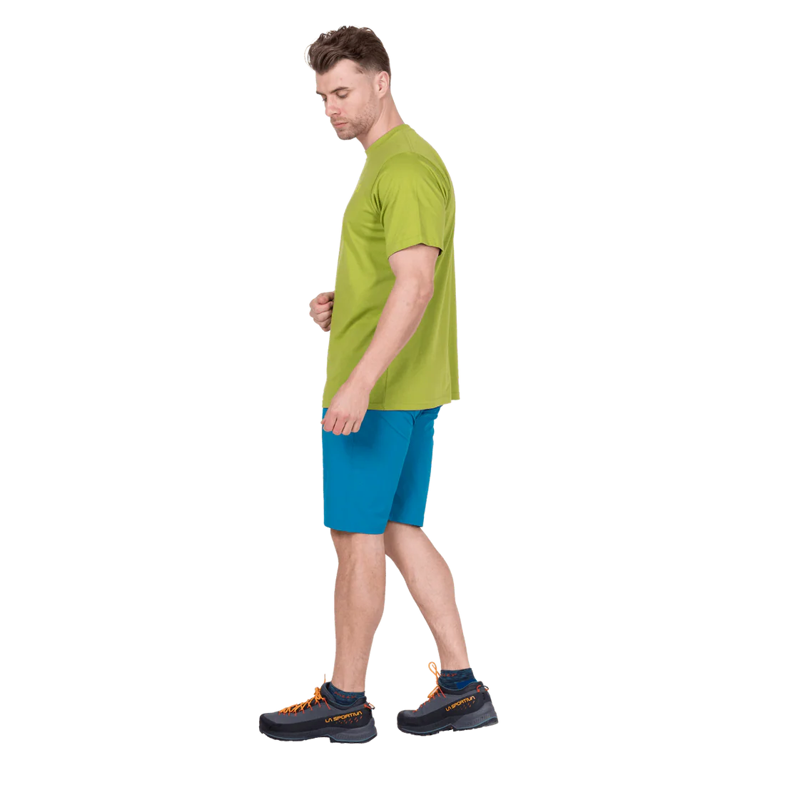 Mountain Equipment Comici Men's Short in Alto/Majolica - Three Quarter Model