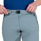Mountain Equipment Comici Men's Short in Goblin Blue - Belt Detail