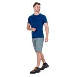 Mountain Equipment Comici Men's Short in Goblin Blue - Side Model