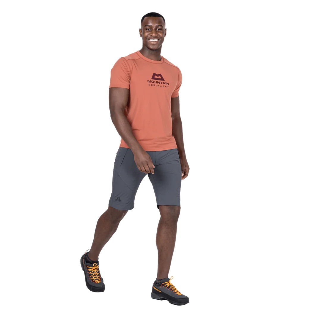 Mountain Equipment Comici Men's Short in Ombre Blue - Front Model