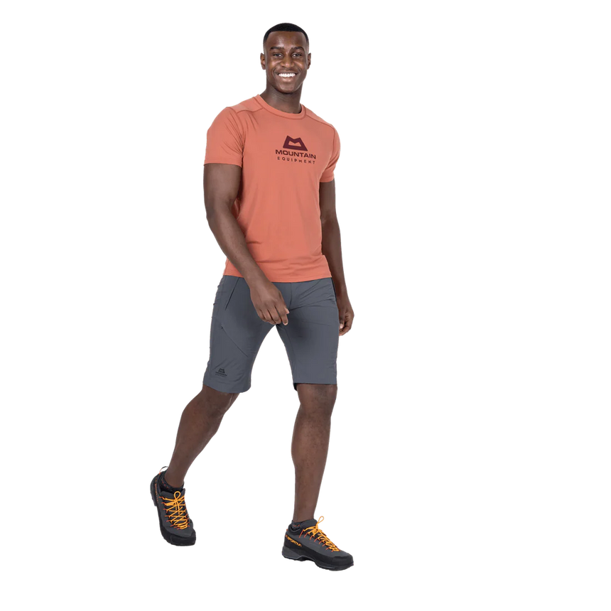 Mountain Equipment Comici Men's Short in Ombre Blue - Front Model
