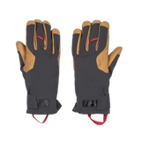 Mountain Equipment Direkt Gauntlet in Obsidian/Tan - Paired Back View