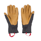 Mountain Equipment Direkt Gauntlet in Obsidian/Tan - Paired Palm View