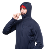 Mountain Equipment Durian Hooded Men's Jacket in Cosmos - Hood Detail